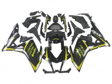 Mejores Carenados Moto Aprilia RSV4 1000 2009-2015 - Negro Amarillo
