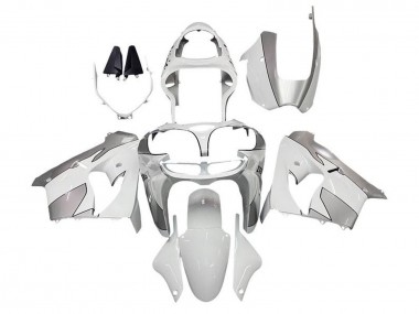 Mejores Carenados Moto Kawasaki ZX9R 2002-2003 - Blanco Plata