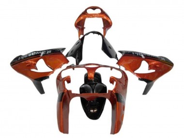 Mejores Carenados Moto Kawasaki ZX9R 2002-2003 - Naranja Negro