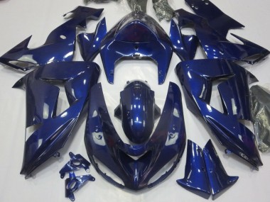 Mejores Carenado Moto Kawasaki ZX10R 2006-2007 - Azul Oscuro