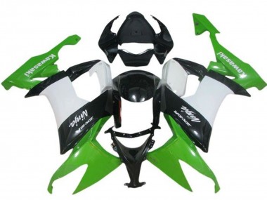Mejores Carenado Moto Kawasaki ZX10R 2008-2010 - Verde Blanco Negro