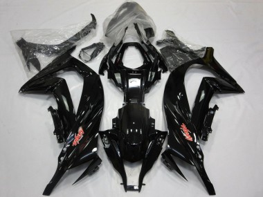 Mejores Carenados Moto Kawasaki ZX10R 2011-2015 - Negro Brillante Rojo