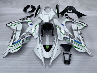 Mejores Carenados Moto Kawasaki ZX10R 2016-2020 - Blanco Plata Verde Azul Negro Trick Star