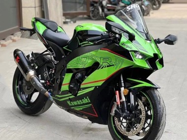 Mejores Carenados Moto Kawasaki ZX10R 2021-2025 - Verde Negro Rojo Raya
