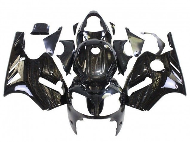 Mejores Carenado Moto Kawasaki ZX12R 2000-2001 - Negro Brillante