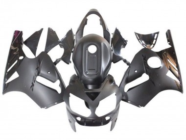 Mejores Carenados Moto Kawasaki ZX12R 2000-2001 - Negro Mate Negro Brillante