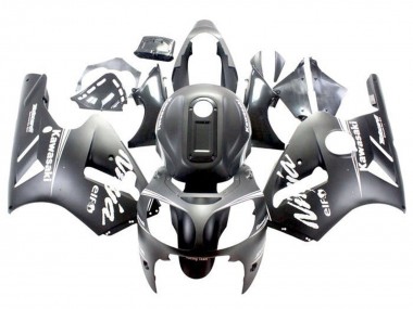 Mejores Carenados Moto Kawasaki ZX12R 2000-2001 - Negro Mate Blanco