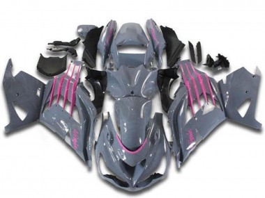Mejores Carenados Moto Kawasaki ZX14R ZZR1400 2012-2024 - Nardo Gris Rosa