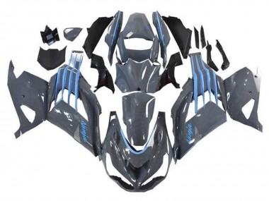 Mejores Carenados Moto Kawasaki ZX14R ZZR1400 2012-2024 - Nardo Gris Azul