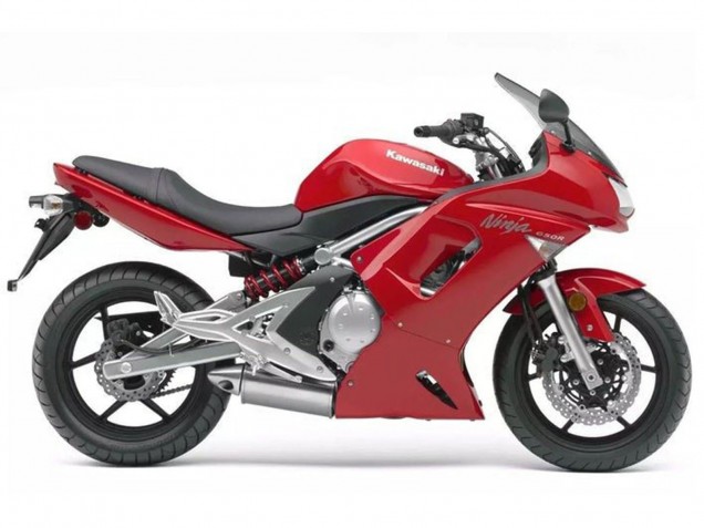 Mejores Carenados Moto Kawasaki Ninja 650 EX650 2006-2008 - Rojo