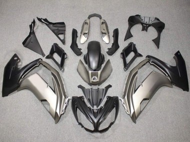Mejores Carenados Moto Kawasaki Ninja 650 EX650 2012-2016 - Plata Negro Mate