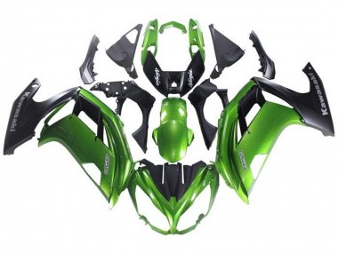 Mejores Carenado Moto Kawasaki Ninja 650 EX650 2012-2016 - Verde Negro Mate