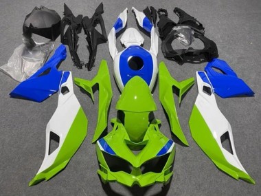 Mejores Carenados Moto Kawasaki ZX25R ZX-25R 2019-2025 - Blanco Azul Verde
