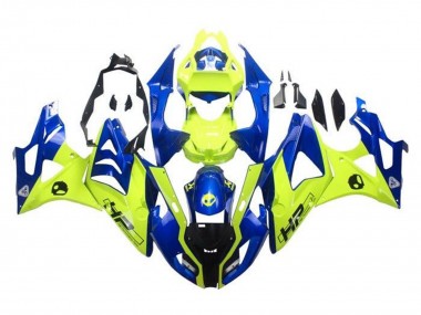 Mejores Carenados Moto BMW S1000RR 2009-2014 - Azul Amarillo HP