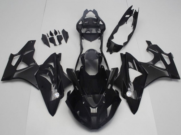 Mejores Carenados Moto BMW S1000RR 2017-2018 - Negro Brillante Negro Mate