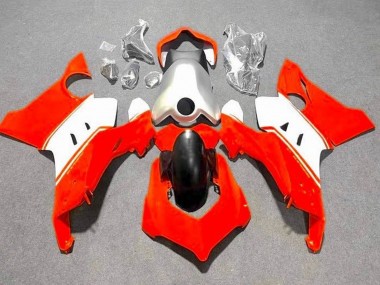 Mejores Carenados Moto Ducati Panigale V4 V4S 2020-2021 - Plata Blanco Rojo