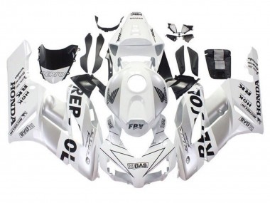 Mejores Carenados Moto Honda CBR1000RR 2004-2005 - Blanco Plata Negro Repsol