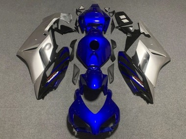 Mejores Carenados Moto Honda CBR1000RR 2004-2005 - Plata Azul Oscuro