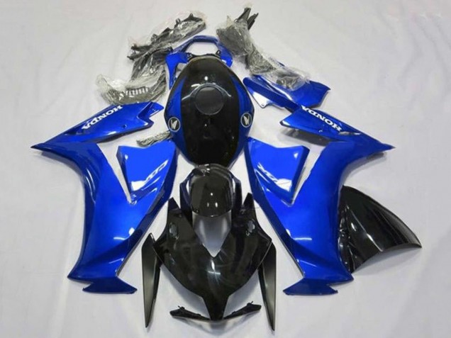 Mejores Carenado Moto Honda CBR1000RR 2012-2016 - Azul Negro Brillante