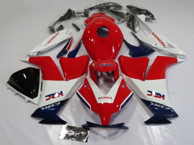 Mejores Carenados Moto Honda CBR1000RR 2012-2016 - Blanco Rojo Azul Oscuro HRC