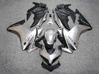 Mejores Carenados Moto Honda CBR500R 2013-2015 - Plata Negro Mate