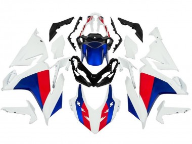 Mejores Carenados Moto Honda CBR500R 2019-2021 - Blanco Rojo Azul