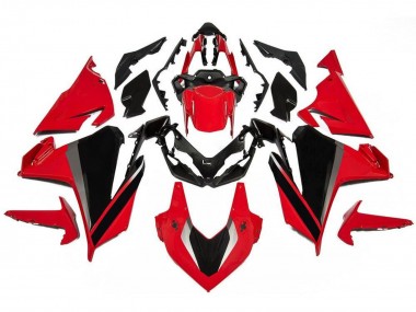 Mejores Carenados Moto Honda CBR500R 2019-2021 - Rojo Gris Negro
