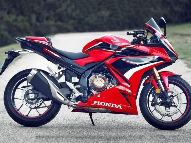 Mejores Carenados Moto Honda CBR500R 2019-2021 - Rojo Blanco Negro Brillante OEM Estilo