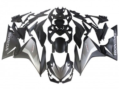 Mejores Carenados Moto Honda CBR500R 2019-2021 - Plata Negro Mate