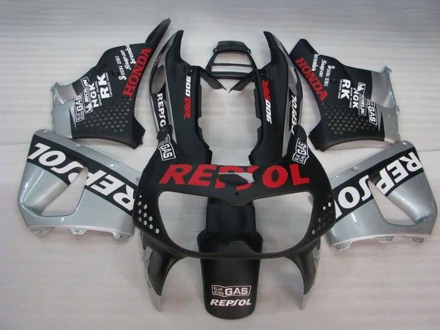 Mejores Carenados Moto Honda CBR900RR 893 1994-1995 - Plata Negro Mate Blanco Rojo Repsol