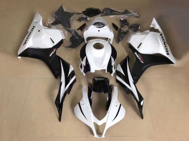 Mejores Carenado Moto Honda CBR600RR 2013-2023 - Blanco Negro Brillante