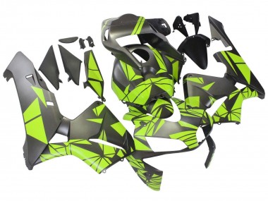 Mejores Carenados Moto Honda CBR600RR 2003-2004 - Neon Amarillo Gris Mate