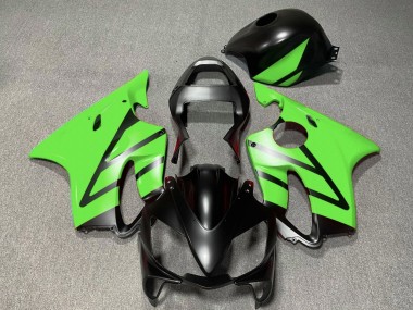 Mejores Carenados Moto Honda CBR600 F4i 2001-2003 - Verde Negro Mate