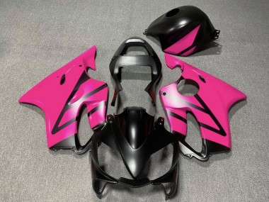Mejores Carenados Moto Honda CBR600 F4i 2001-2003 - Rosa Negro Mate
