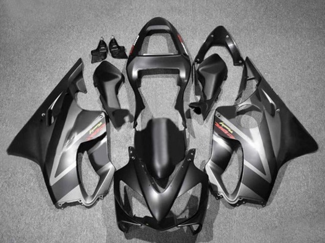 Mejores Carenados Moto Honda CBR600 F4i 2001-2003 - Negro Mate Gris