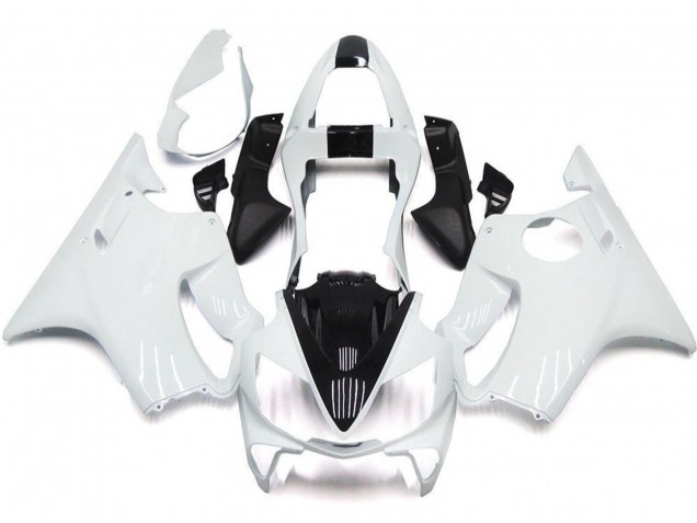 Mejores Carenados Moto Honda CBR600 F4i 2001-2003 - Blanco Negro