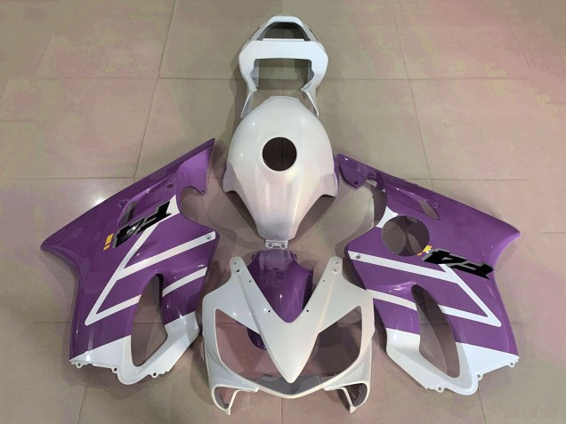 Mejores Carenados Moto Honda CBR600 F4i 2001-2003 - Blanco Púrpura