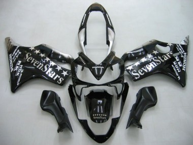 Mejores Carenados Moto Honda CBR600 F4i 2004-2007 - Negro Brillante SevenStars