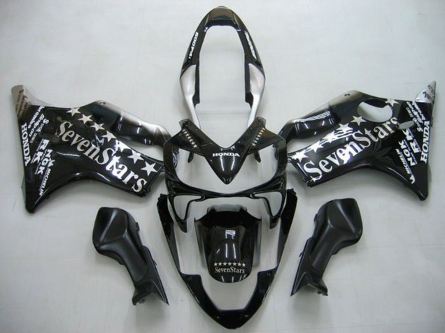 Mejores Carenados Moto Honda CBR600 F4i 2004-2007 - Negro Brillante SevenStars