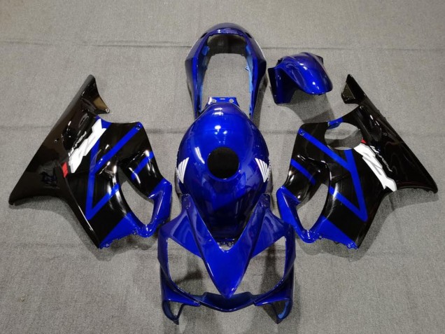 Mejores Carenados Moto Honda CBR600 F4i 2004-2007 - Azul Negro Brillante