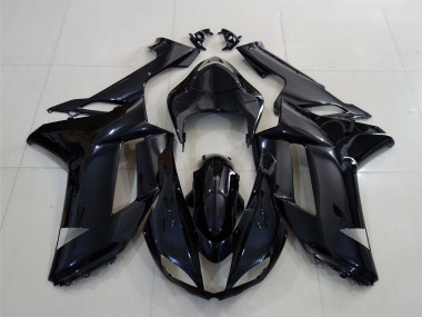 Mejores Carenado Moto Kawasaki ZX6R 2007-2008 - Negro Brillante