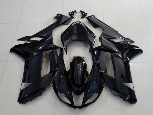 Mejores Carenado Moto Kawasaki ZX6R 2007-2008 - Negro Brillante
