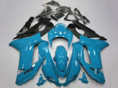 Mejores Carenados Moto Kawasaki ZX6R 2007-2008 - Azul Negro