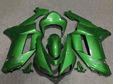 Mejores Carenados Moto Kawasaki ZX6R 2007-2008 - Verde Chrome