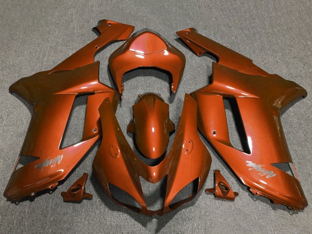 Mejores Carenados Moto Kawasaki ZX6R 2007-2008 - Naranja