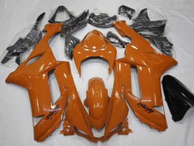 Mejores Carenado Moto Kawasaki ZX6R 2007-2008 - Naranja Negro