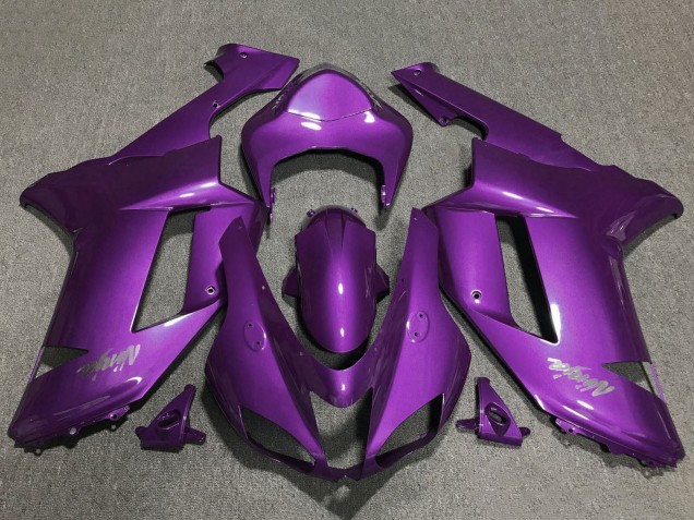 Mejores Carenados Moto Kawasaki ZX6R 2007-2008 - Púrpura