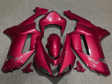Mejores Carenados Moto Kawasaki ZX6R 2007-2008 - Rojo Chrome