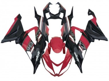 Mejores Carenados Moto Kawasaki ZX6R 2013-2018 - Rojo Negro Blanco