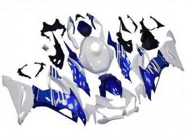Mejores Carenados Moto Kawasaki ZX6R 2019-2022 - Blanco Azul